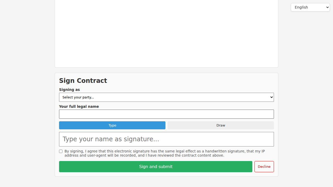 Signature pad